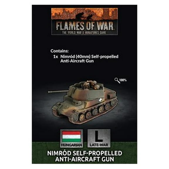 Flames of War: Hungarian Nimród Self-Propelled Anti-Aircraft Gun (Late-War)