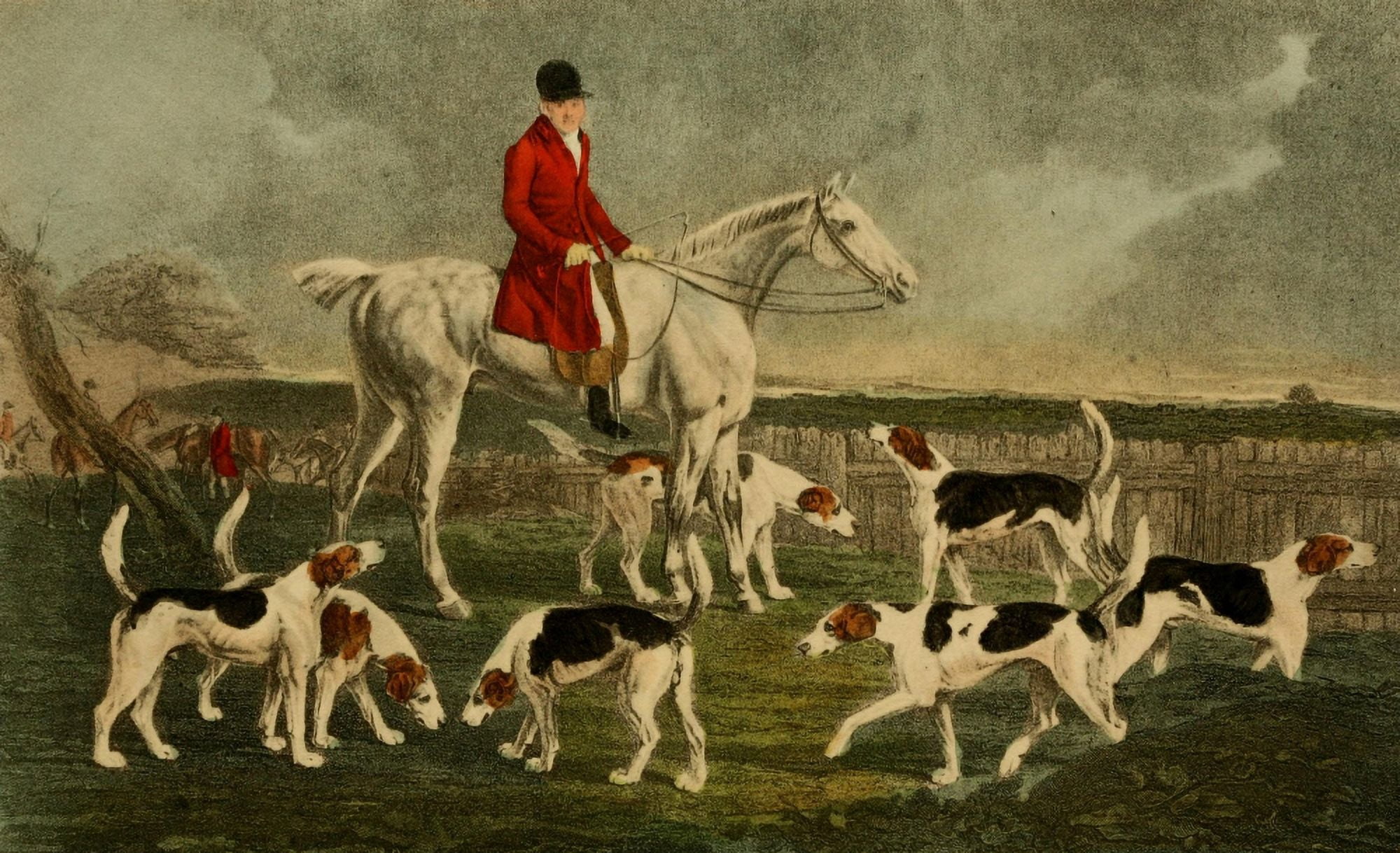 Nimrods Hunting Tours 1903 Earl of Darlington Canvas Art - Ben Marshall (24 x 36)