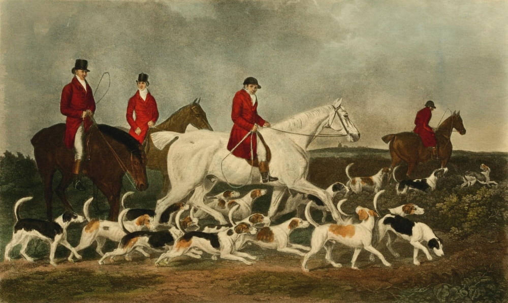 Nimrods Hunting Tours 1903 Earl of Derby Canvas Art - James Barenger (24 x 36)