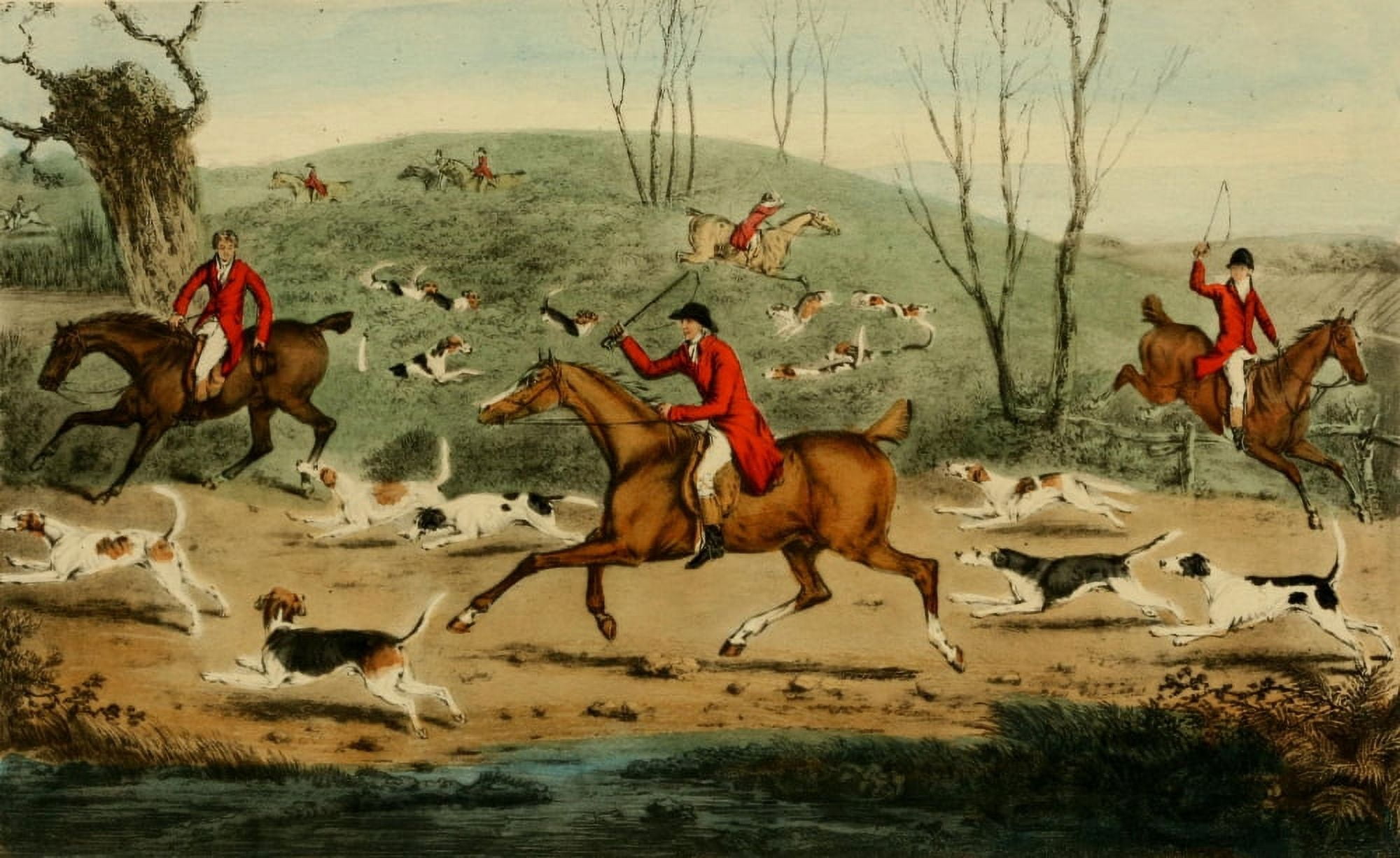 Nimrods Hunting Tours 1903 Mark Masterman Canvas Art - Henry Chalon (18 x 24)