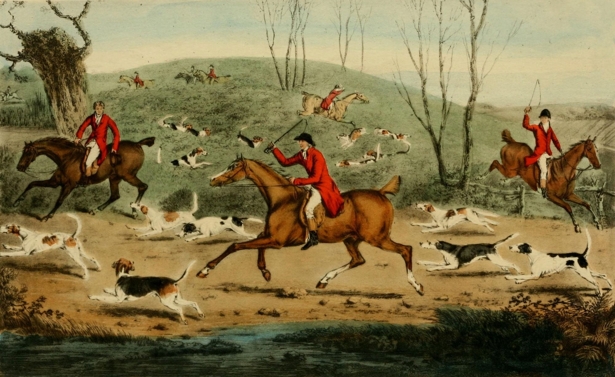 Nimrods Hunting Tours 1903 Mark Masterman Canvas Art - Henry Chalon (24 x 36)