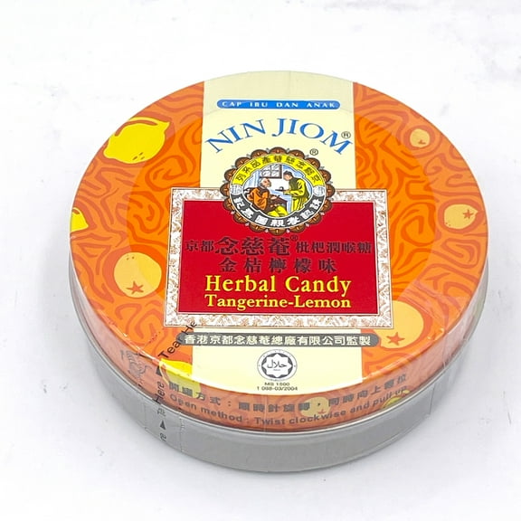 Nin Jiom Herbal Candy -Tangerine Lemon 60g-
