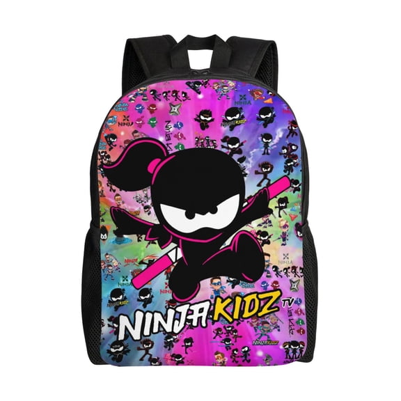 Nin-ja TV-Kidz Lightweight Backpack Laptop Shoulders Bookbag Daypack Travel Women Men