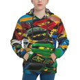 thumbnail image 1 of NinJago Boys' Hoodie Realistic 3d Print Graphic Hooded Sweatshirts With Drawstring Medium, 1 of 5