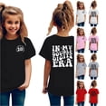 thumbnail image 1 of NinXxx Girls 10th Birthday Party Tee T Shirt Top Celebration Outfit Black 140, 1 of 4