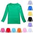 thumbnail image 1 of NinXxx Girls Ribbed Stretch Sleeveless Basic Slim Tee Green 12-13 Years, 1 of 4