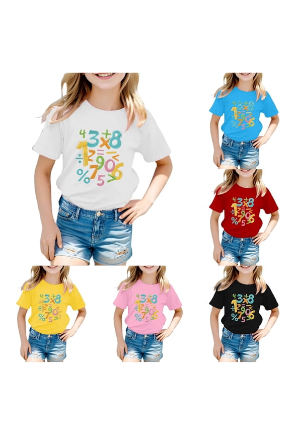 Girls Ribbed Stretch Sleeveless Basic Slim Tee White 7-8 Years