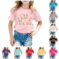 thumbnail image 1 of NinXxx Girls School Season Printed Casual Short Sleeve Tee Pink 120.00, 1 of 4
