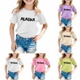 thumbnail image 1 of NinXxx Girls Squid Theme Printed Loose Summer Tee White 4-5 Years, 1 of 4