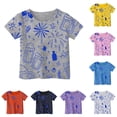 thumbnail image 1 of NinXxx Girls Summer Loose Short Sleeve Outdoor School Tee Grey 10-11 Years, 1 of 4
