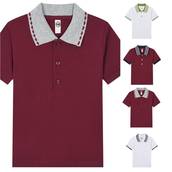 NinXxx Kids Classic Loose Short Tunic Soft Solid School T Shirt Top 3-4 Years