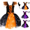 thumbnail image 1 of NinXxx LED Sleeveless Princess Mesh Tutu Dress Halloween Party White 3-4 Years, 1 of 4
