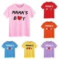 thumbnail image 1 of NinXxx Mama's Boy Toddler Shirt Baby Tee Casual Graphic Pink 2-3 Years, 1 of 4