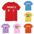 thumbnail image 1 of NinXxx Mama's Boy Toddler Shirt Baby Tee Casual Graphic Red 8-9 Years, 1 of 4