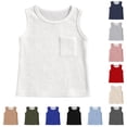 thumbnail image 1 of NinXxx Men's Sleeveless Crew Neck Pocket Casual Athletic Undershirt White XXXL, 1 of 4