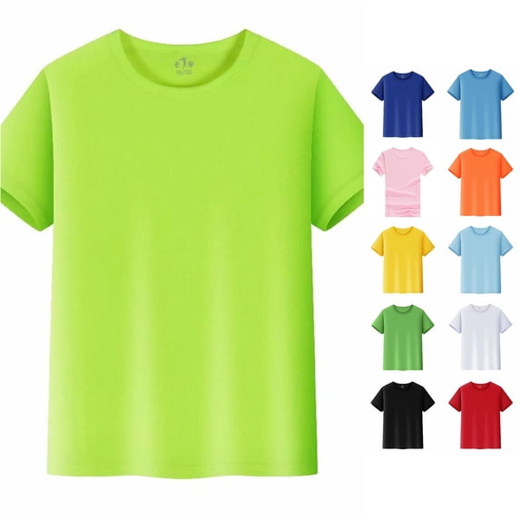 NinXxx Men's Workout Running Athletic Crewneck Performance Training Tee Light Green XXL