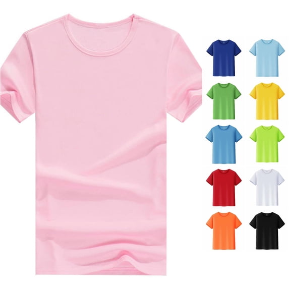 NinXxx Men's Workout Running Athletic Crewneck Performance Training Tee Pink L