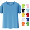 thumbnail image 1 of NinXxx Men's Workout Running Athletic Crewneck Performance Training Tee Sky Blue L, 1 of 3