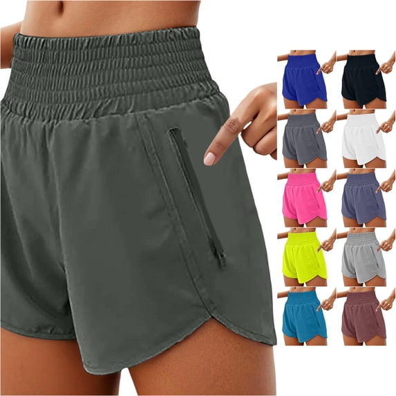 NinXxx Women's Casual Yoga Shorts with Split Design Stretchy Breathable Daily Vacation WorkoutGN1 XXL