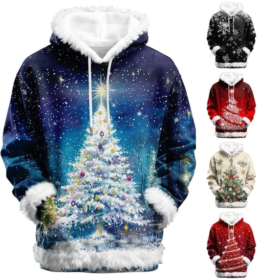 NinXxx Women's Fashion Hooded Sweatshirt Cozy Long Sleeve Daily Streetwear Blue XXS