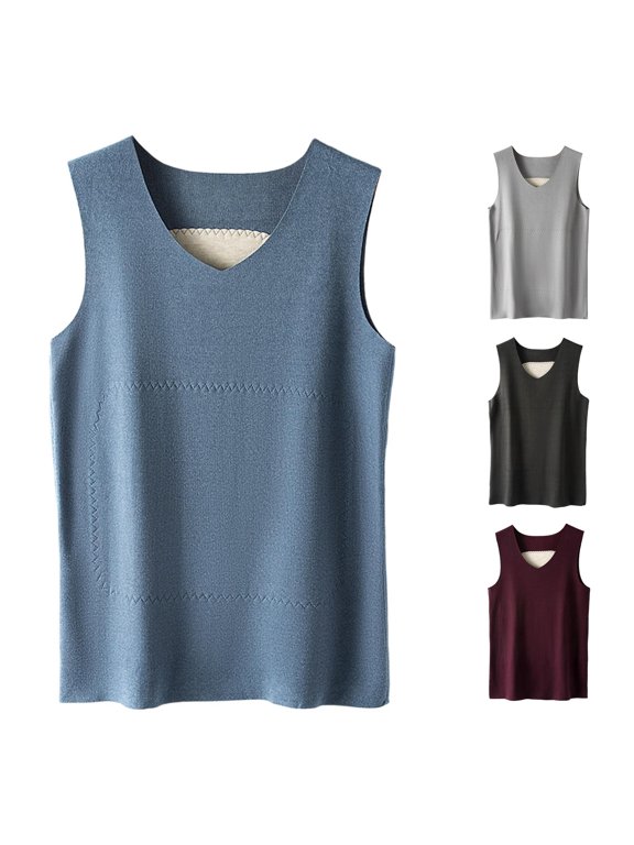 Women's Silk Patch Thermal Vest Double Lined Heated Base Layer GY3 XL