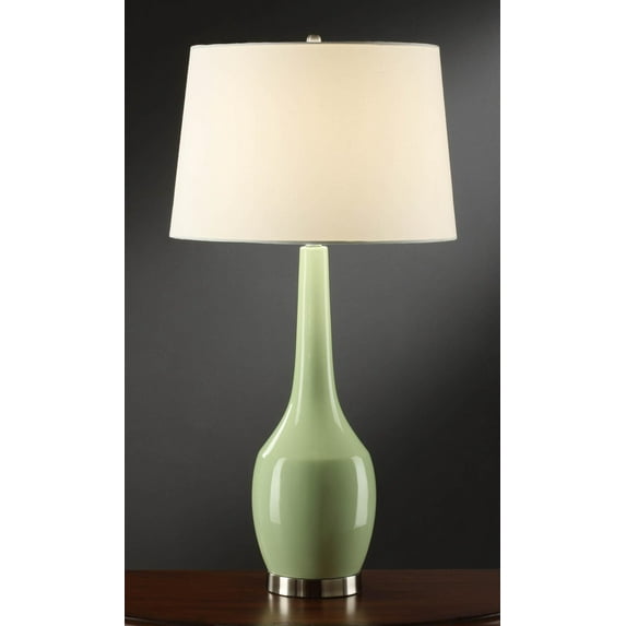 Nina 29.25-Inch Table Lamp, Green