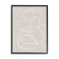 thumbnail image 1 of Nina Blue Rock Balance Line Drawing Vintage Background 24" x 30" Framed Drawing Art Print, by Stupell Home Décor, 1 of 5