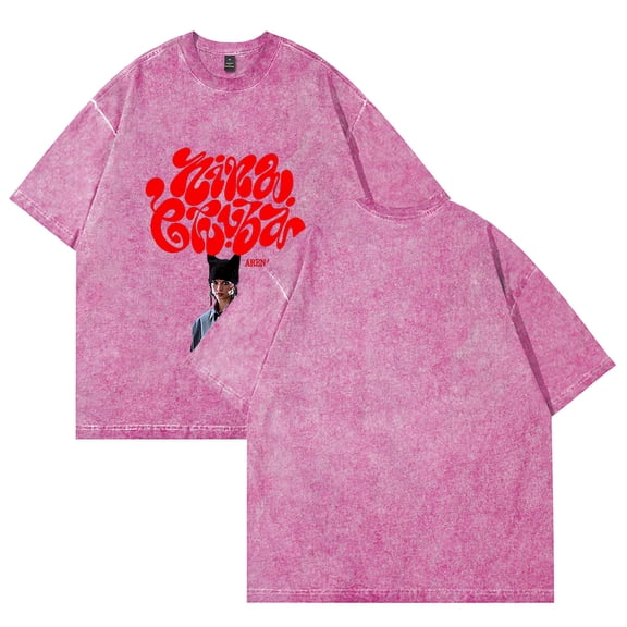 Nina Chuba Album Tour 2025 Cotton Vintage Wash Tee Shirt Crewneck T shirt