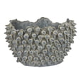 thumbnail image 1 of Nina Decorative Bowl, Light Blue, Coral Textured Gray Ceramic, 14 Inch, 1 of 7
