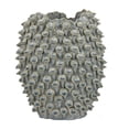 thumbnail image 1 of Nina Decorative Bowl, Light Blue, Textured Coral Gray Ceramic, 13 Inch, 1 of 5