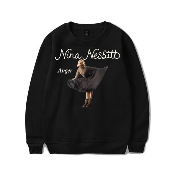 Nina Nesbitt Anger Crewneck Sweatshirt 2024 Album Unisex Fashion Long Sleeve Top