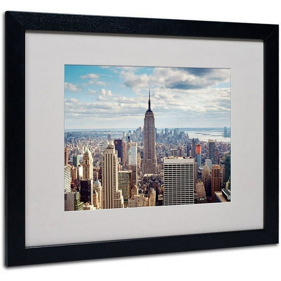 Nina Papiorek 'Empire View' Matted Framed Art