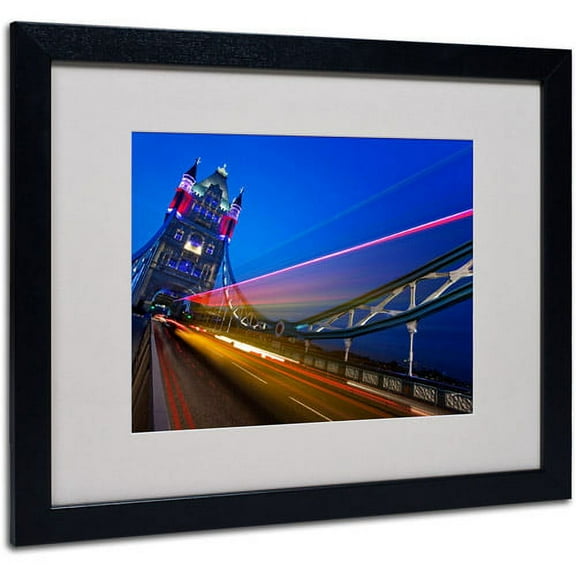 Nina Papiorek 'London, Big Ben' Matted Framed Art