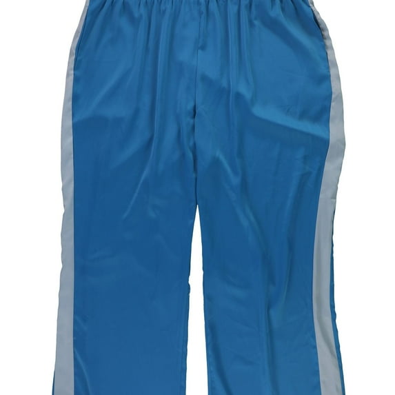 Nina Parker Womens Colorblock Casual Lounge Pants, Blue, Plus Size, 1X