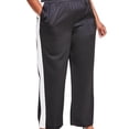 thumbnail image 1 of Nina Parker Womens Colorblock Casual Lounge Pants, Black, Plus Size, 2X, 1 of 1