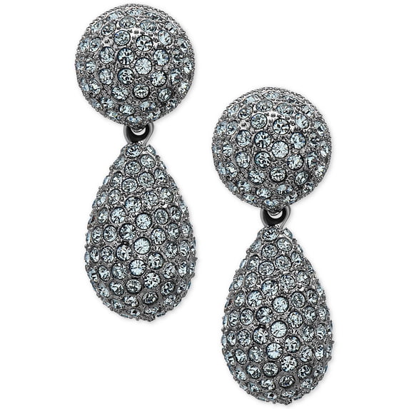 Nina Pave Teardrop Earrings