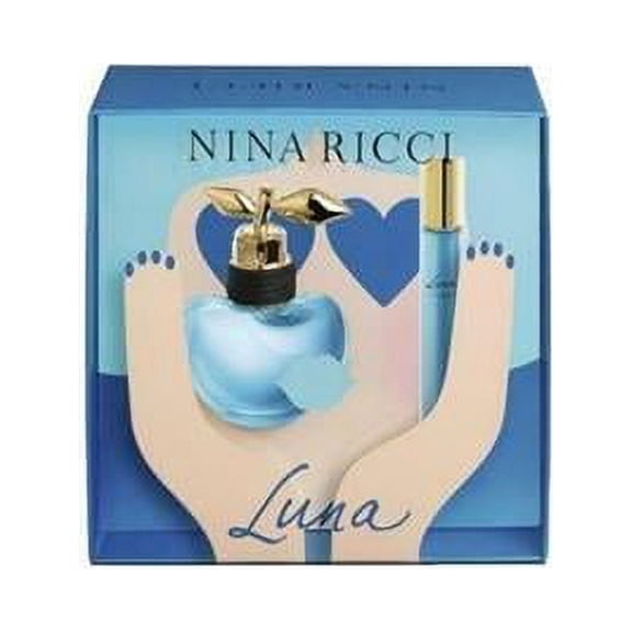Nina Ricci Luna 2 Pcs Set For Women: 1.7 Eau De Toilette Spray + 0.33 Oz Rollerball