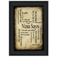 thumbnail image 1 of Nina Says by Susan Ball Print Wall Art Wood Multi-Color - Ready to Hang, 1 of 5