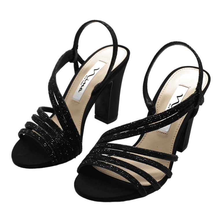 Nina black evening hot sale shoes