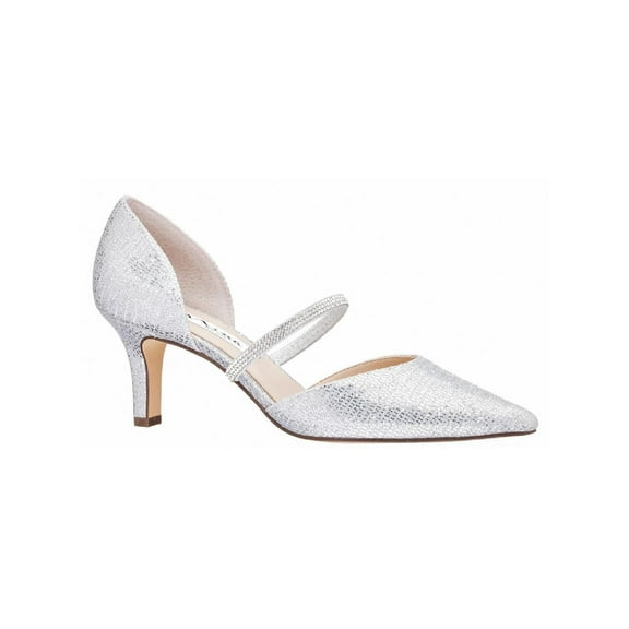Nina Womens Brystol  Rhinestone Shimmer Dress Pumps