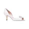 thumbnail image 1 of Nina Womens Corrine Satin Peep-Toe D'Orsay Heels, 1 of 1