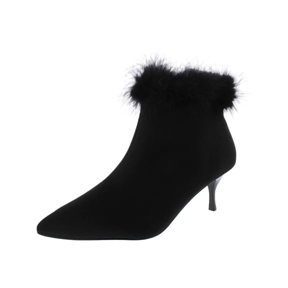 Nina Womens Florenz Satin Pointed Toe Kitten Heels