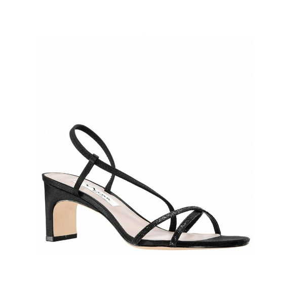 Nina Womens Gizel Glitter Strappy Dress Sandals