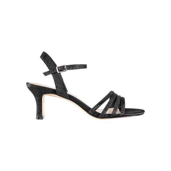 Nina Womens Nelena Leather Ankle Strap Evening Sandals