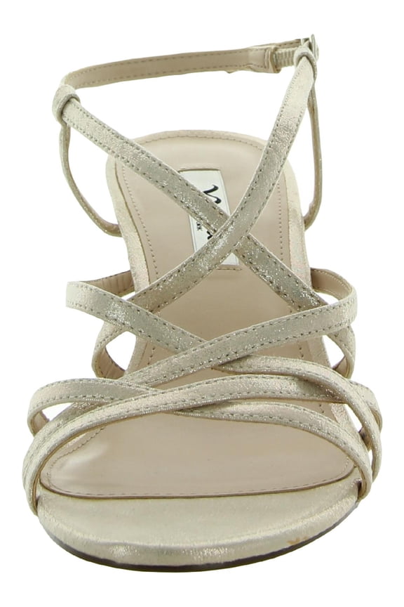 Womens Neptune Leather Open Toe Strappy Sandals
