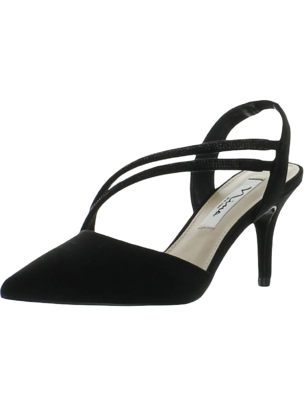 Escarpins Noirs Femme Nina, Talons Hauts, Pointure US 5.5 (EU 36), Neufs Sans Boîte