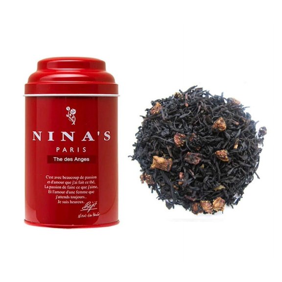 Nina's Paris The Des Anges Tea (Ceylon Black Tea, Flavors, Strawberry) 100g