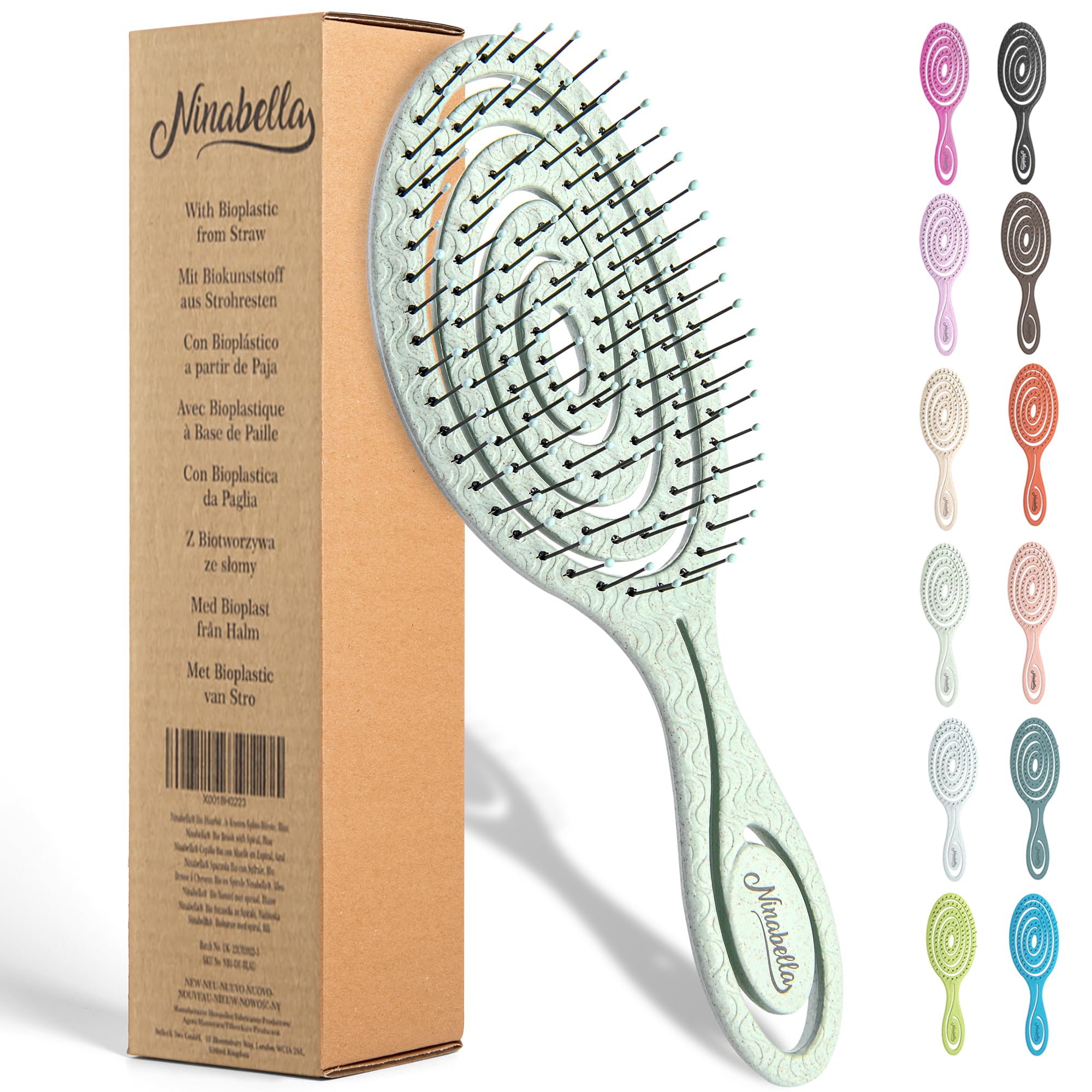 Crave Naturals Glide Thru Detangling Brush for Adults & Kids Hair ...