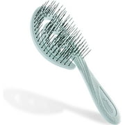 Ninabella Organic Detangling Hair Brush for Women, Men & Children - Does not Pull on Hair - Hair Straightening Brushes for Straight, Curly & Wet Hair - Unique Wave Hairbrush