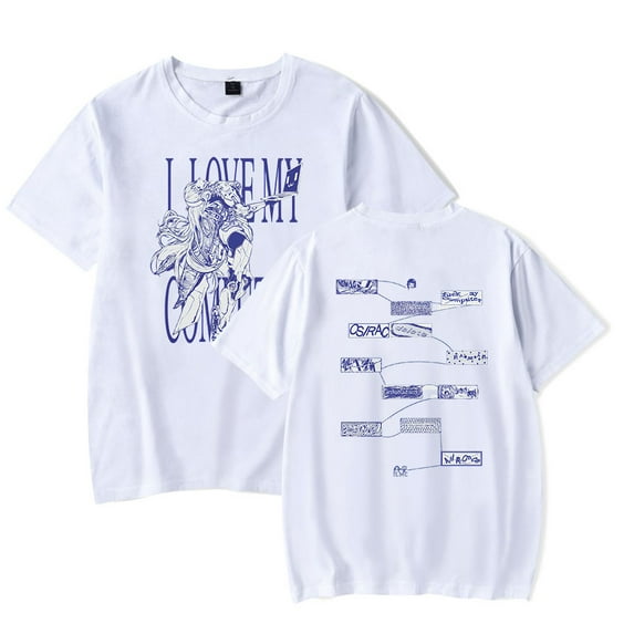 Ninajirachi I Love My Computer T-Shirt Men/Women Streetwear T-Shirt Shirt Short Sleeve